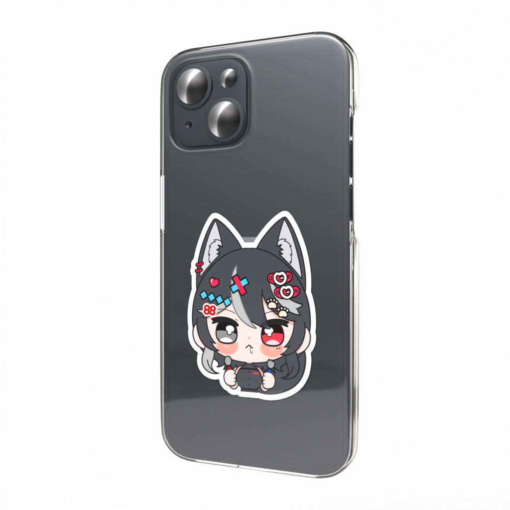 榛葉ややの腹ペコスマホステッカー