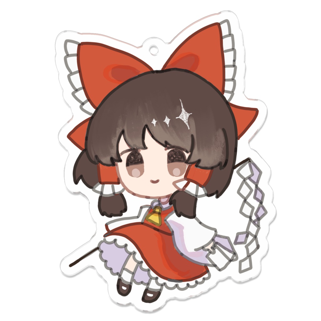 アクリルキーホルダー 霊夢