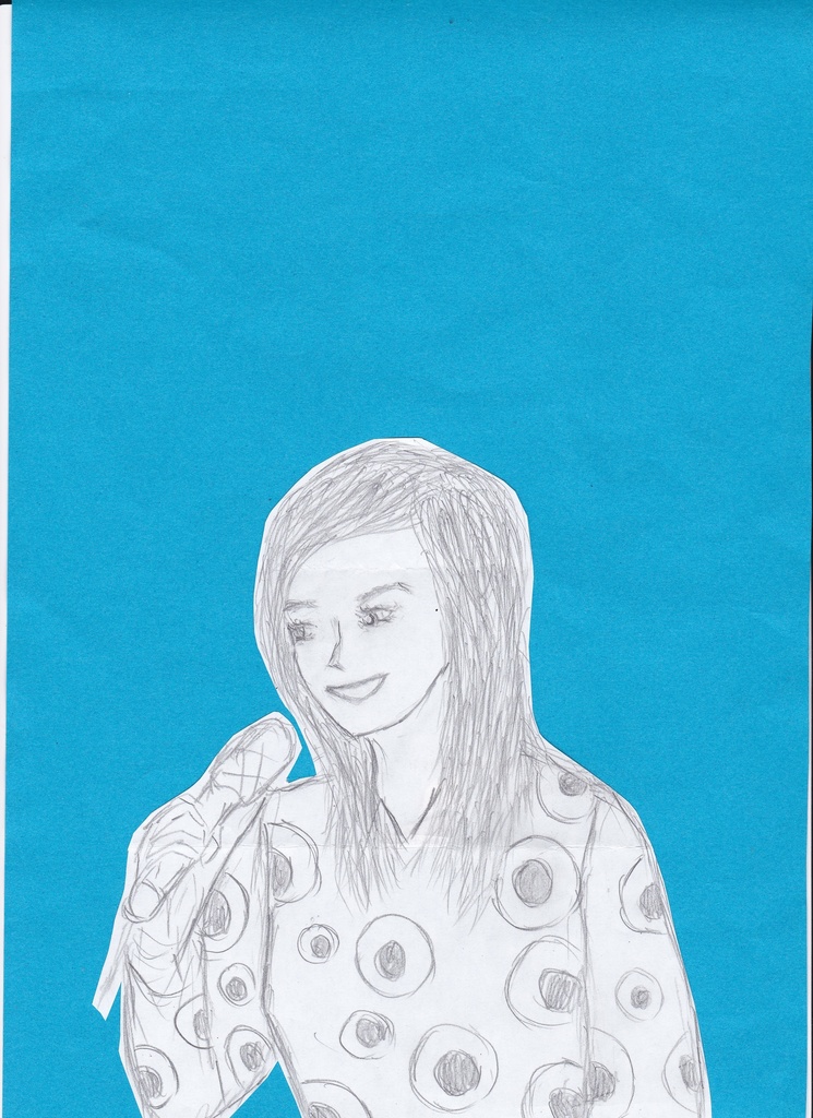 女性歌手　A4ポスター