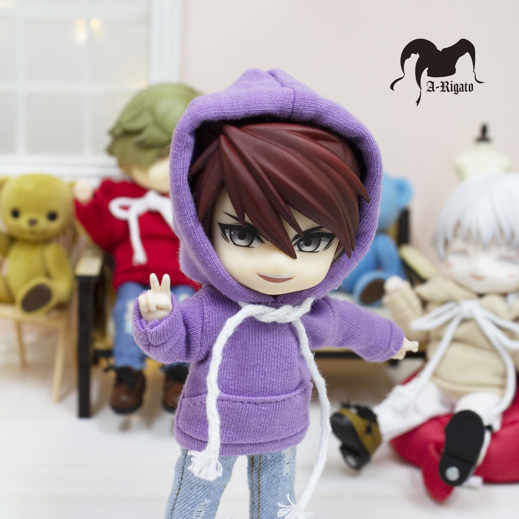 【A-Rigato】オビツ11・ねんどーる共通 ダメージ加工ジーパン