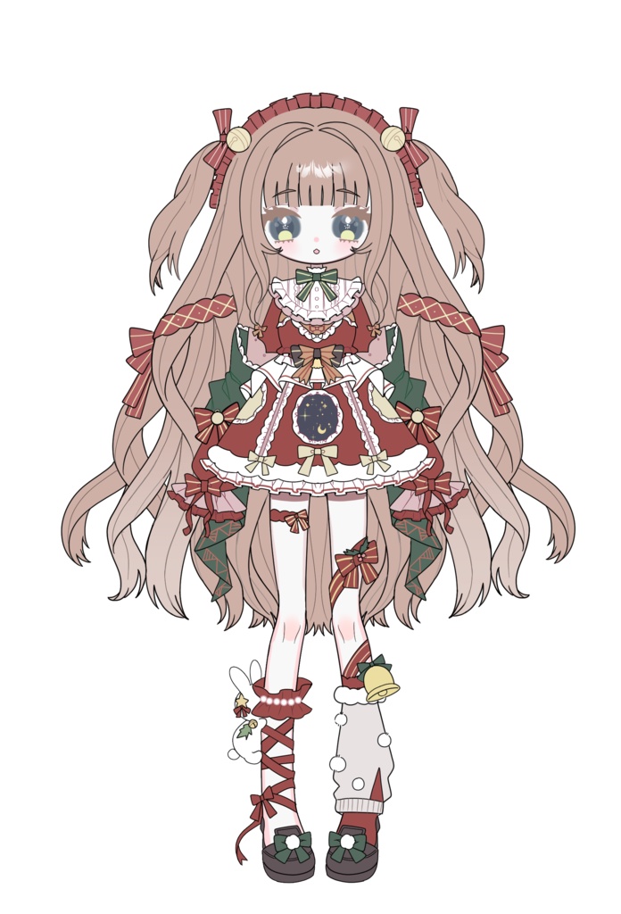 【限定１点】【Live2dモデル】クリスマスの女の子