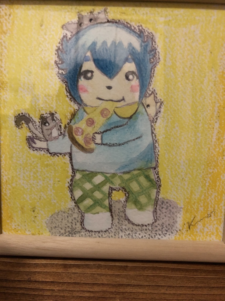 ピザとモモンガ