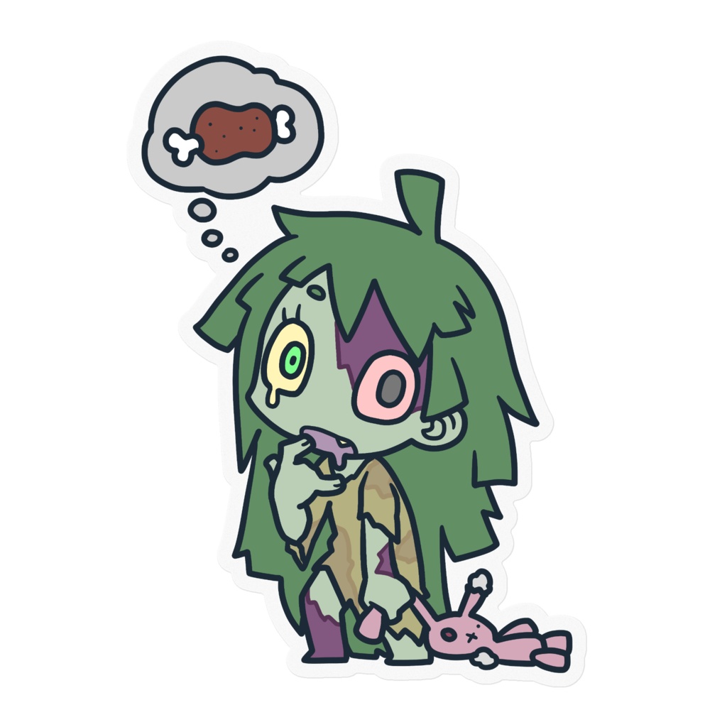 ゾンビちゃんステッカー