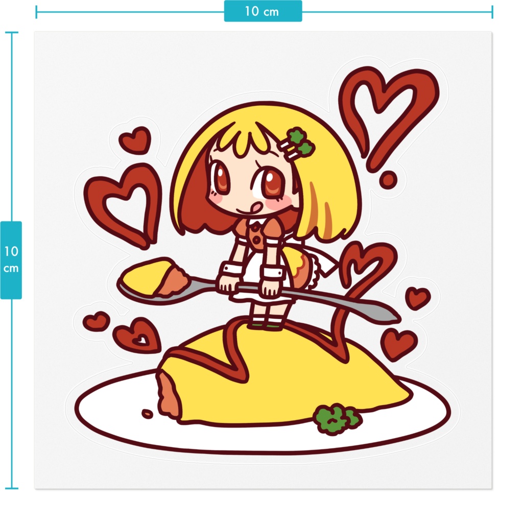 オムライスちゃんステッカー