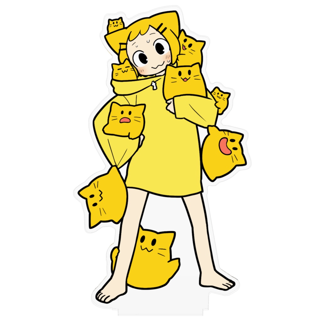 擬人化blobcatといっぱいblobcats アクリルフィギュア