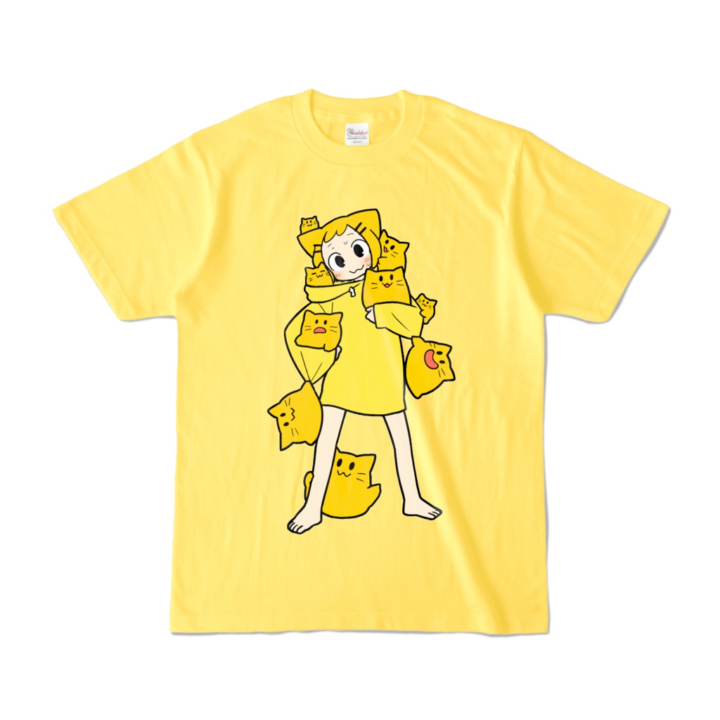 擬人化blobcatといっぱいblobcats　Tシャツ