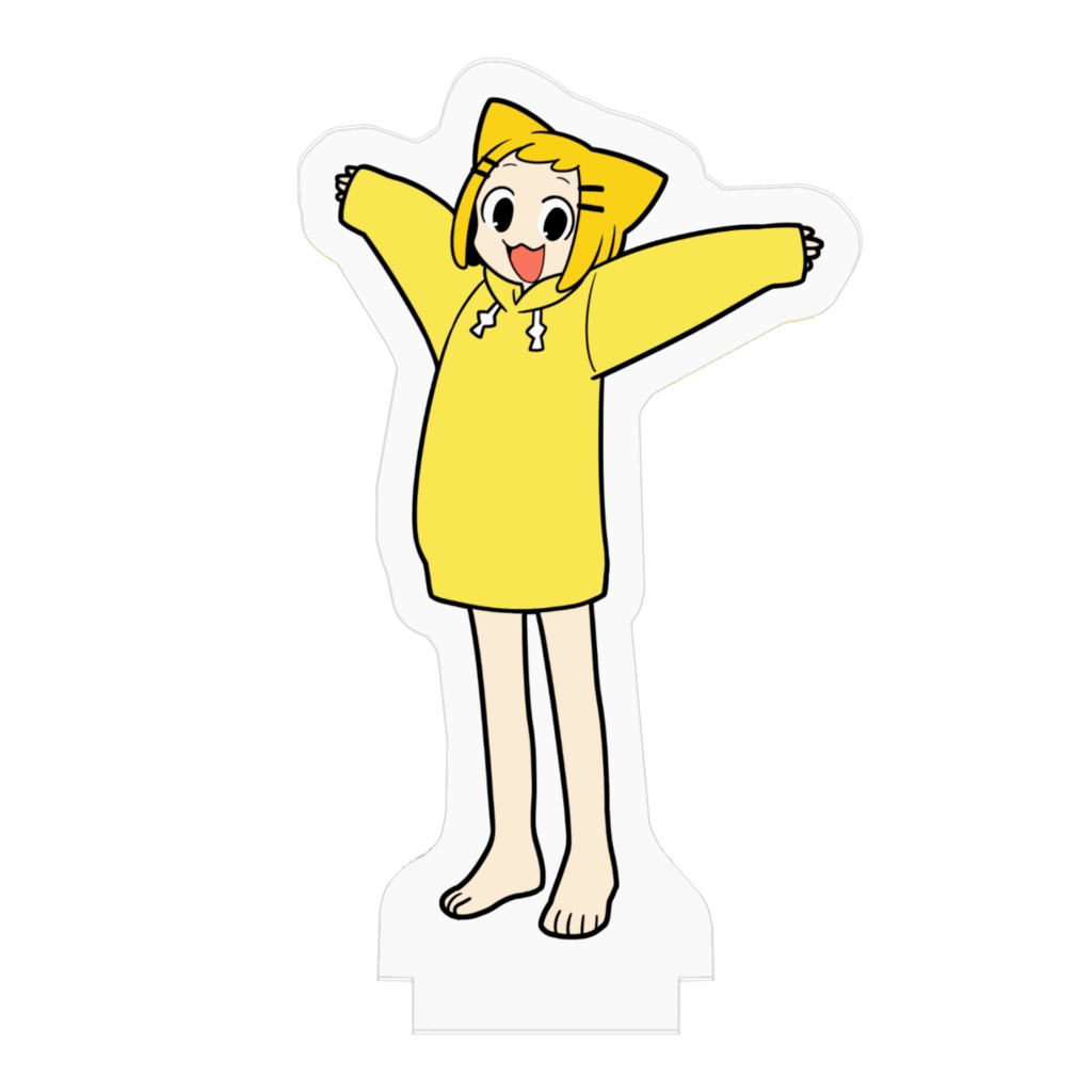 擬人化blobcat コォニャニャチワァーッアクリルフィギュア