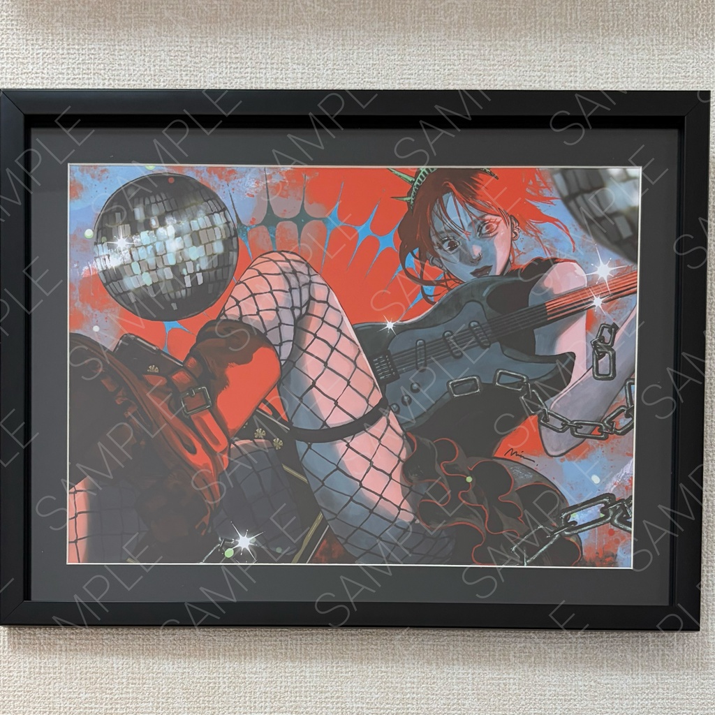 複製原画「MY ROCK」(額込み)