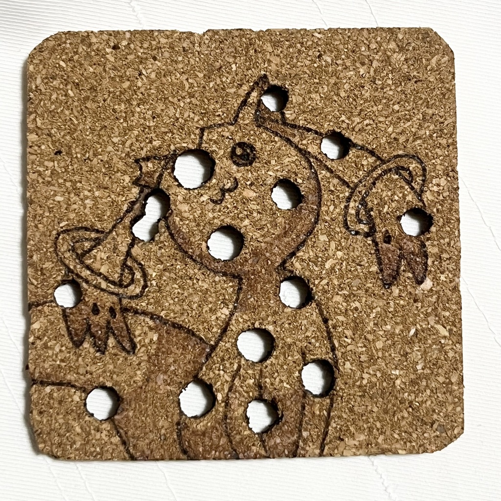 ガチ穴キュゥべえコルクコースター