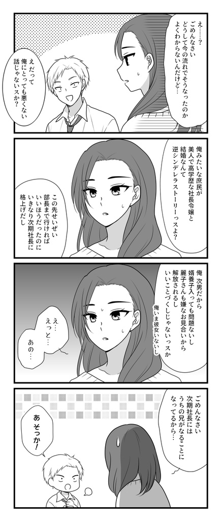噛み合わない2人の偽装結婚あれそれ