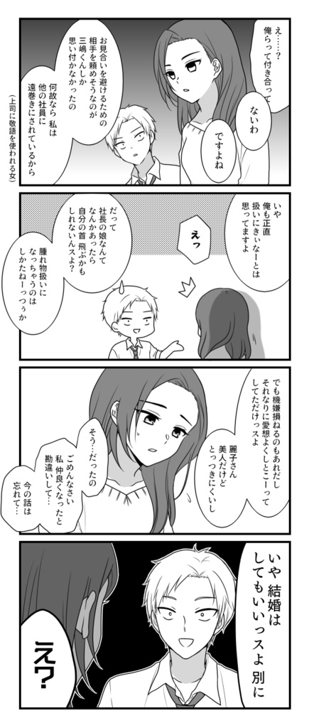 噛み合わない2人の偽装結婚あれそれ