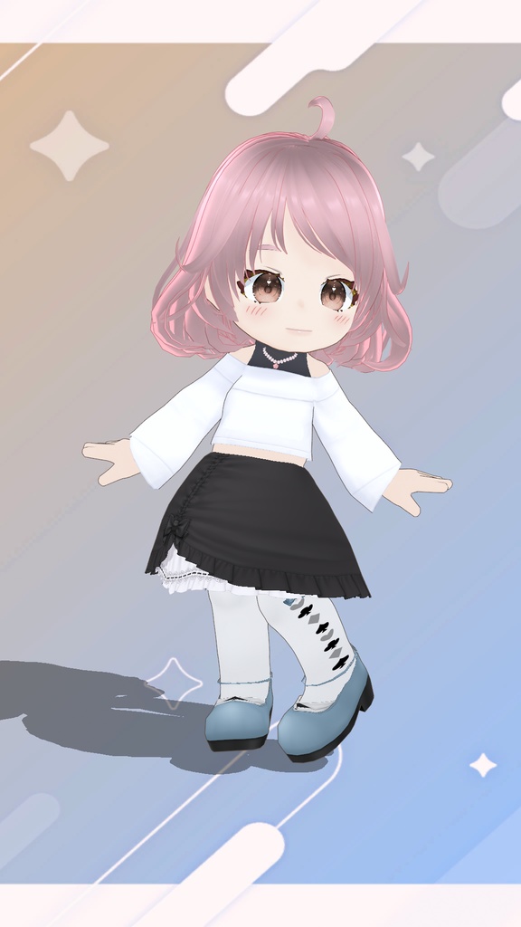 【無料配布】ちびキャラVRMアバター「ロイドちゃん」/ VTuber・VRM対応