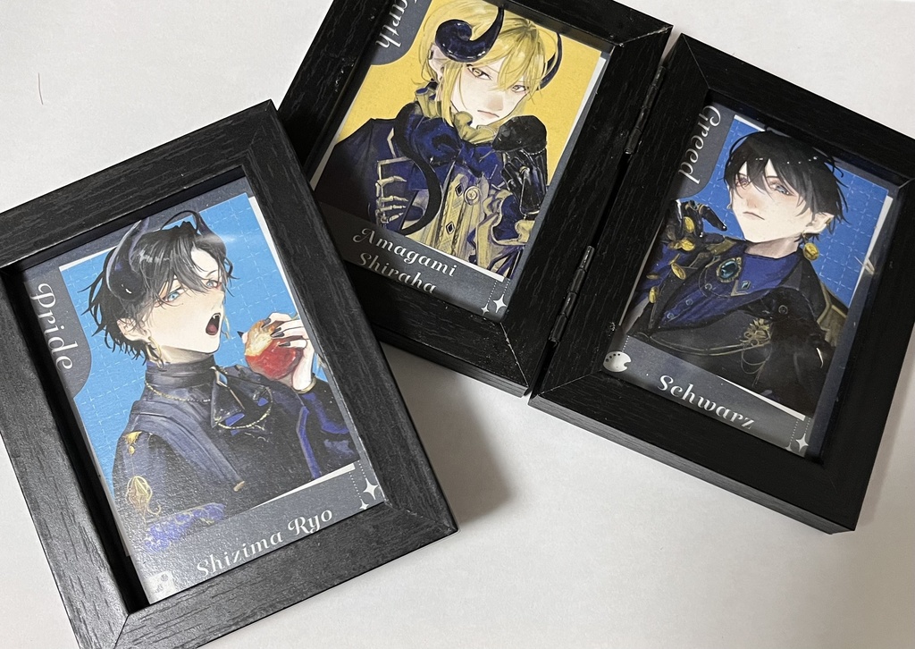 チェキ風カード【天使と悪魔】