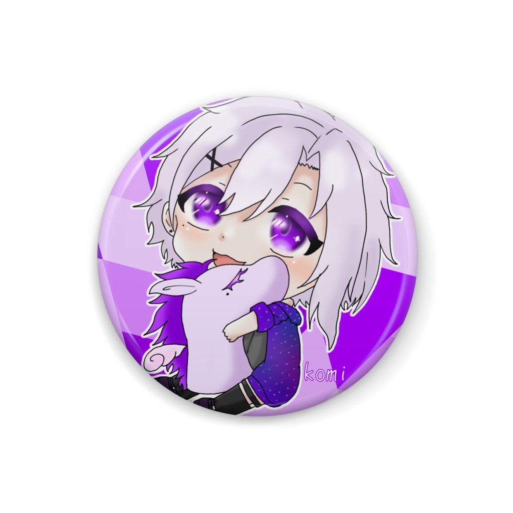 缶バッジこ〜みさん 32mm