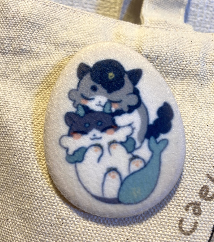 ぬの缶バッジ単品