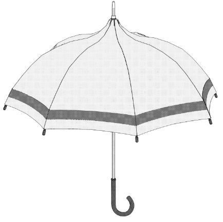 クリスタ用 日傘/日よけ(バロック)パコダ傘22種セット済 持ち手の長さ調整あり/パーツの移動+非表示OK!