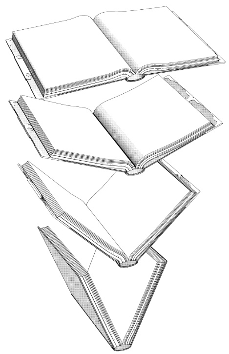 シンプル本/魔導書/本20種+うち開閉本7種セットアップ済/パーツカスタム可!/開閉めくり紙1枚ずつOK/セットアップしてない本も開き方カスタム可