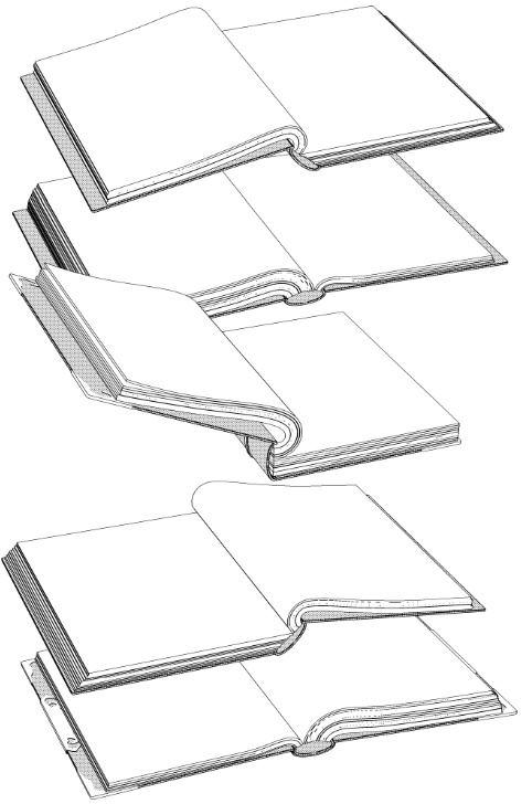 シンプル本/魔導書/本20種+うち開閉本7種セットアップ済/パーツカスタム可!/開閉めくり紙1枚ずつOK/セットアップしてない本も開き方カスタム可