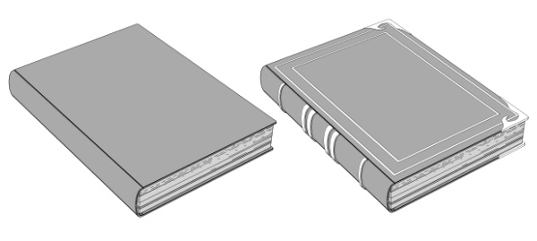 シンプル本/魔導書/本20種+うち開閉本7種セットアップ済/パーツカスタム可!/開閉めくり紙1枚ずつOK/セットアップしてない本も開き方カスタム可