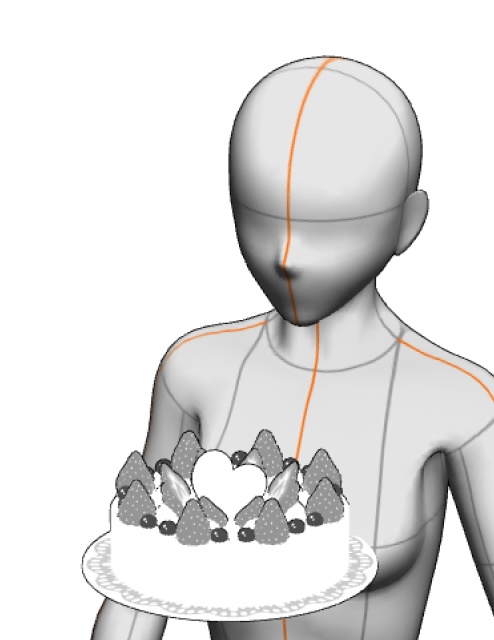 ホールケーキ6種(プレーン/誕生日/お祝い/クリスマス)/それぞれカット分(大皿レース付き1種/小皿3種)
