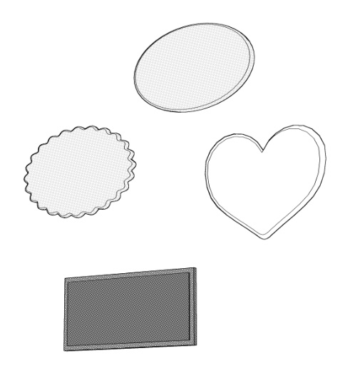 ホールケーキ6種(プレーン/誕生日/お祝い/クリスマス)/それぞれカット分(大皿レース付き1種/小皿3種)