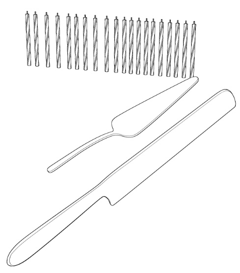 ホールケーキ6種(プレーン/誕生日/お祝い/クリスマス)/それぞれカット分(大皿レース付き1種/小皿3種)