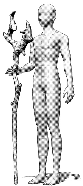 魔法の杖_大/杖21+2種×装飾宝石14種+ランタン+光飾り/セットアップ済+カスタム可能