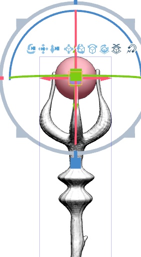 魔法の杖_大/杖21+2種×装飾宝石14種+ランタン+光飾り/セットアップ済+カスタム可能