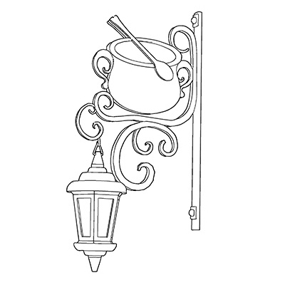 錬金(食堂)_看板(ランタンセット