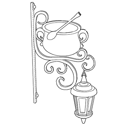 錬金(食堂)_看板(ランタンセット