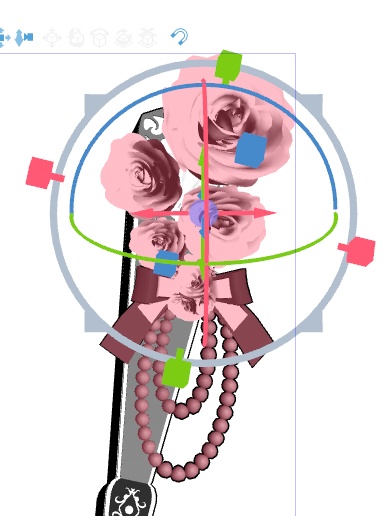 扇子/扇/開き方5種(バロック/令嬢)