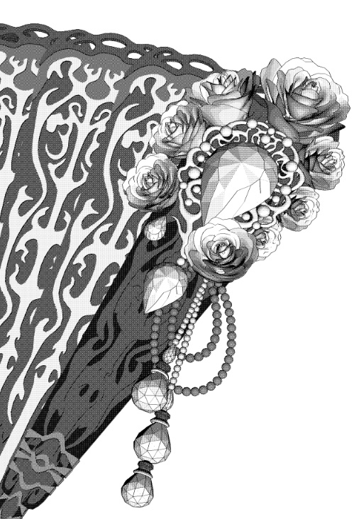 扇子3/扇/開き方5種(バロック/令嬢)宝石飾り/レース/リボン/花/豪華系