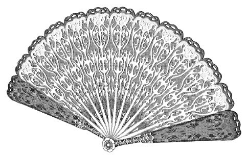 扇子3/扇/開き方5種(バロック/令嬢)宝石飾り/レース/リボン/花/豪華系