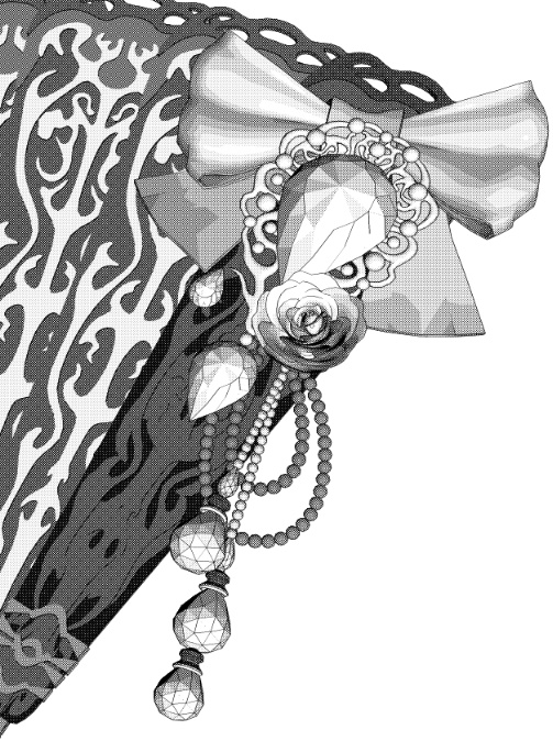 扇子3/扇/開き方5種(バロック/令嬢)宝石飾り/レース/リボン/花/豪華系