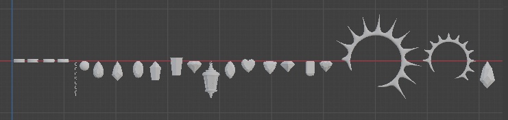 魔法の杖2_小(手持ちサイズ)/杖22種×装飾宝石13種+輪飾り+光飾り/セットアップ済+カスタム可能