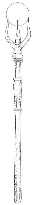 魔法の杖2_小(手持ちサイズ)/杖22種×装飾宝石13種+輪飾り+光飾り/セットアップ済+カスタム可能