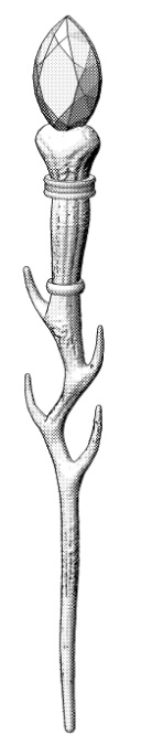 魔法の杖2_小(手持ちサイズ)/杖22種×装飾宝石13種+輪飾り+光飾り/セットアップ済+カスタム可能