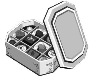 チョコレート缶/ブリキ缶/箱/プレゼント