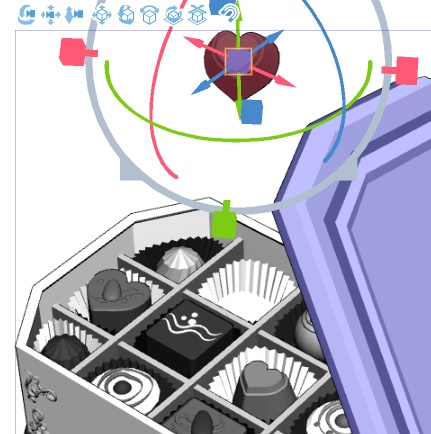 チョコレート缶/ブリキ缶/箱/プレゼント