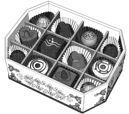 チョコレート缶/ブリキ缶/箱/プレゼント