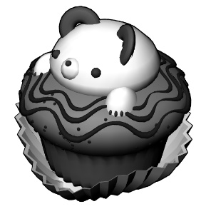 可愛いカップケーキ(9種)専用箱2/4/9個用+リボン2種(花飾り)付き