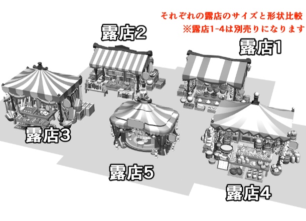 露店5/テント(占いの館/タロットカード/水晶玉)/占いグッズ/蝋燭/他