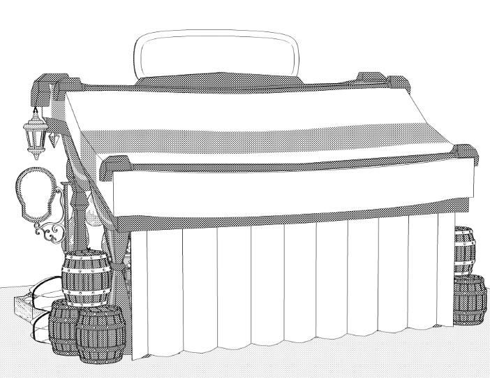 露店8/テント/肉屋/焼肉台/骨付き肉/ハム/ホットドック/ソーセージ/袋/他