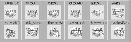 露店8/テント/肉屋/焼肉台/骨付き肉/ハム/ホットドック/ソーセージ/袋/他
