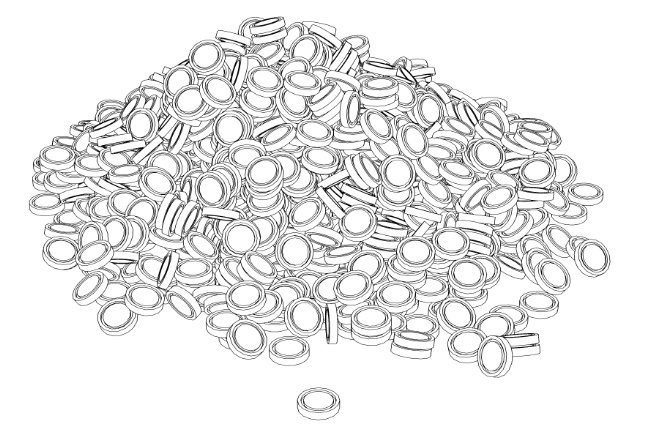 金貨と宝石(ダイヤ&水晶)袋(12種)/金貨と宝石の山(増減可)/袋(3種)