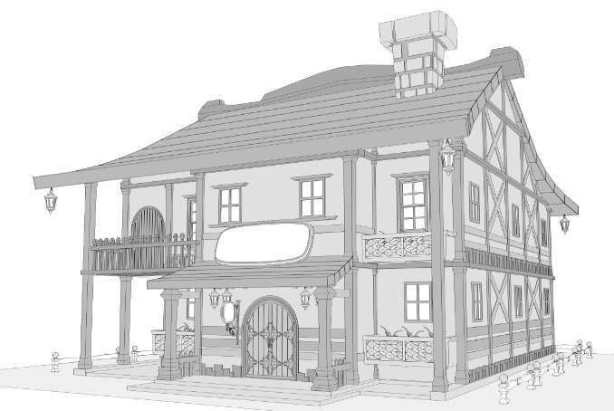 酒場(店外観/酒/料理/調理場/暖炉/トイレ/他)