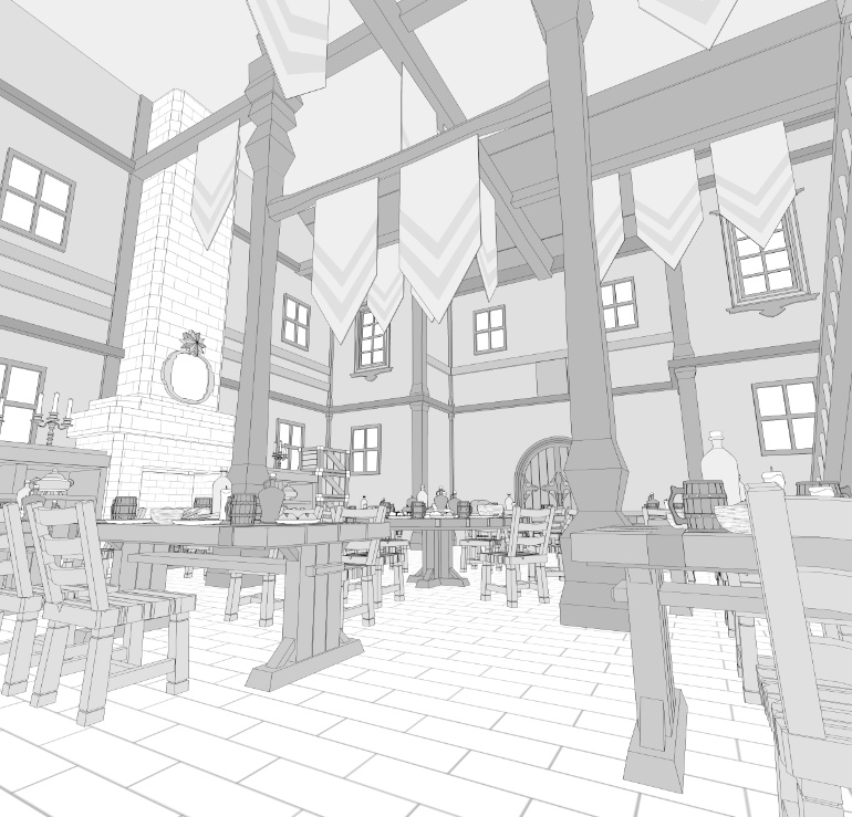 酒場(店外観/酒/料理/調理場/暖炉/トイレ/他)