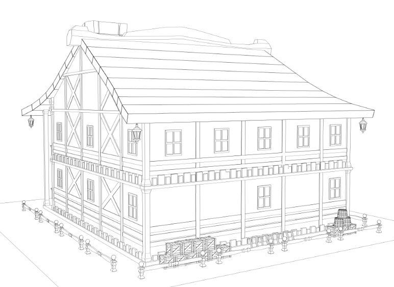 酒場(店外観/酒/料理/調理場/暖炉/トイレ/他)