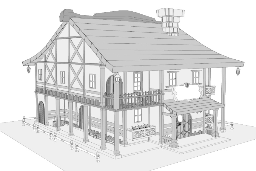 酒場(店外観/酒/料理/調理場/暖炉/トイレ/他)
