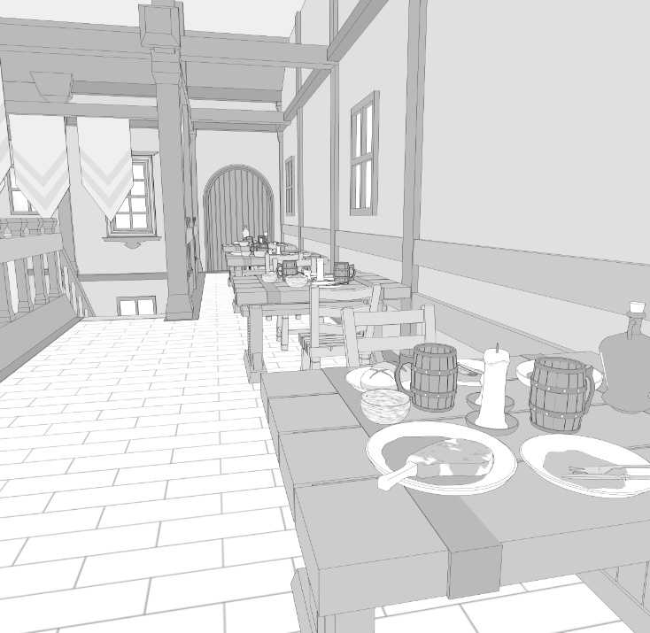 酒場(店外観/酒/料理/調理場/暖炉/トイレ/他)